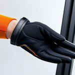 Ergonomic Haptic Glove Design**

"A product designer wearing a fully clothed, modest outfit, meticulously working on a haptic glove prototype in a bright, modern design studio, appropriate attire, safe for work. The glove features adjustable straps and breathable materials. Focus on the comfort and adaptability of the glove. Perfect anatomy, well-formed hands, natural pose, professional product photography, high quality."

**