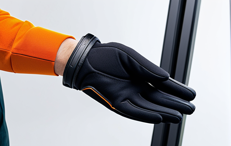 Ergonomic Haptic Glove Design**
"A product designer wearing a fully clothed, modest outfit, meticulously working on a haptic glove prototype in a bright, modern design studio, appropriate attire, safe for work. The glove features adjustable straps and breathable materials. Focus on the comfort and adaptability of the glove. Perfect anatomy, well-formed hands, natural pose, professional product photography, high quality."
**